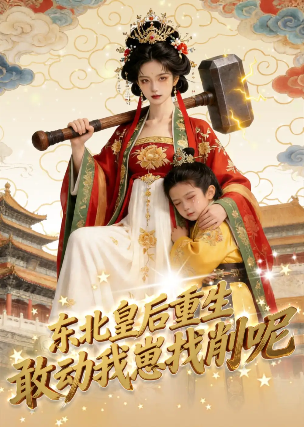 短剧《东北皇后重生敢动我崽找削呢 (47集)》海报