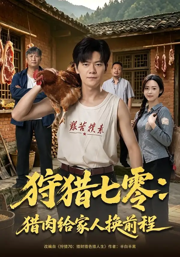 短剧《狩猎七零猎肉给家人换前程 (82集) 刘瀚阳&田祖萌》海报