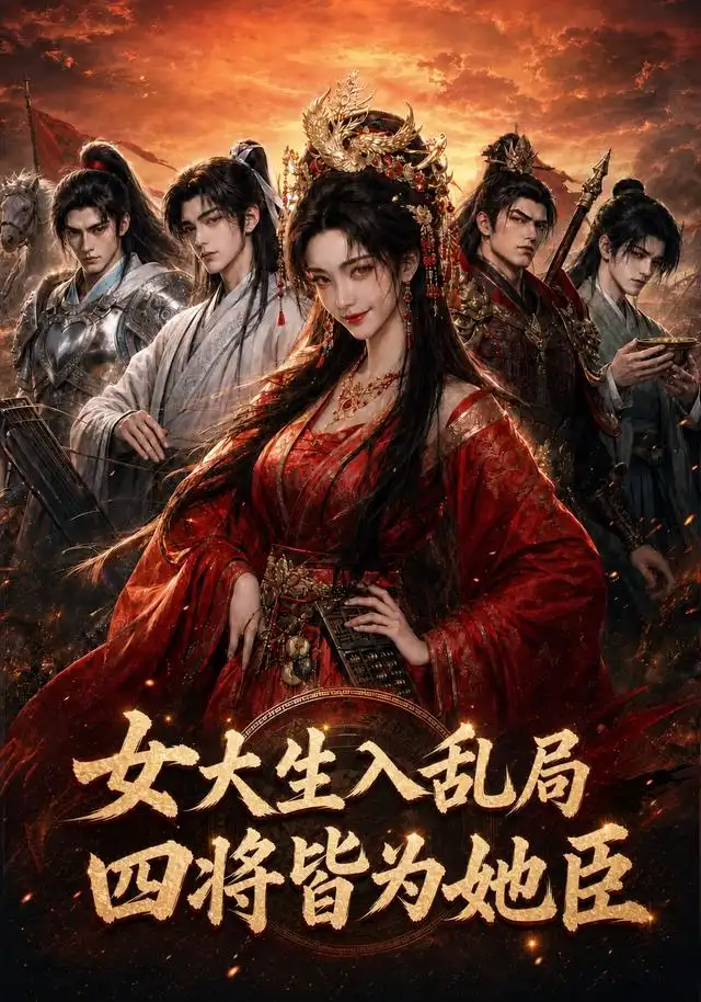 短剧《女大生入乱局四将皆为她臣 (80集)》海报