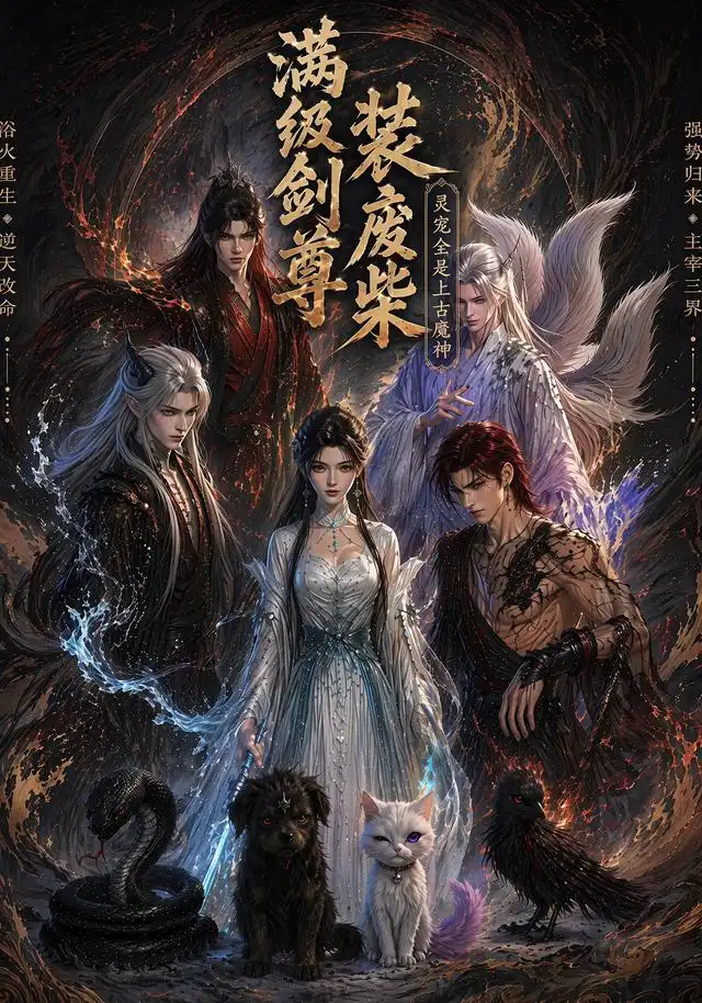 短剧《满级剑尊装废柴灵宠全是上古魔神 (75集)》海报