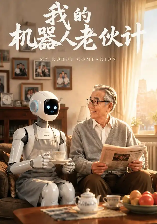 短剧《我的机器人老伙计 (44 集) AI短剧》海报