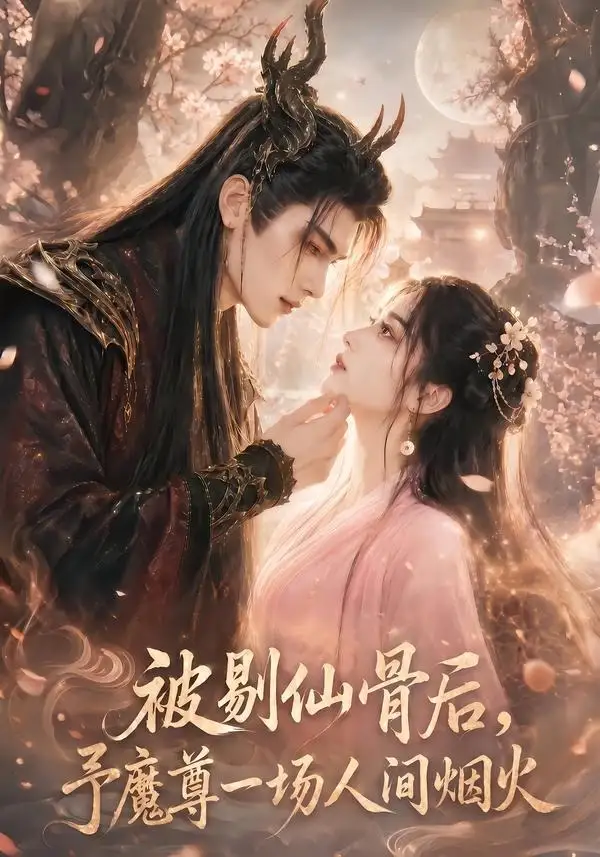 短剧《被剔仙骨后予魔尊一场人间烟火 (74集)》海报