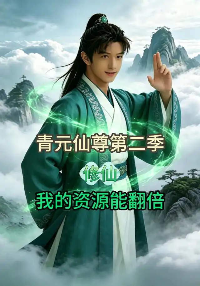 短剧《青元仙尊第二季我的资源能翻倍 (50集) AI短剧》海报