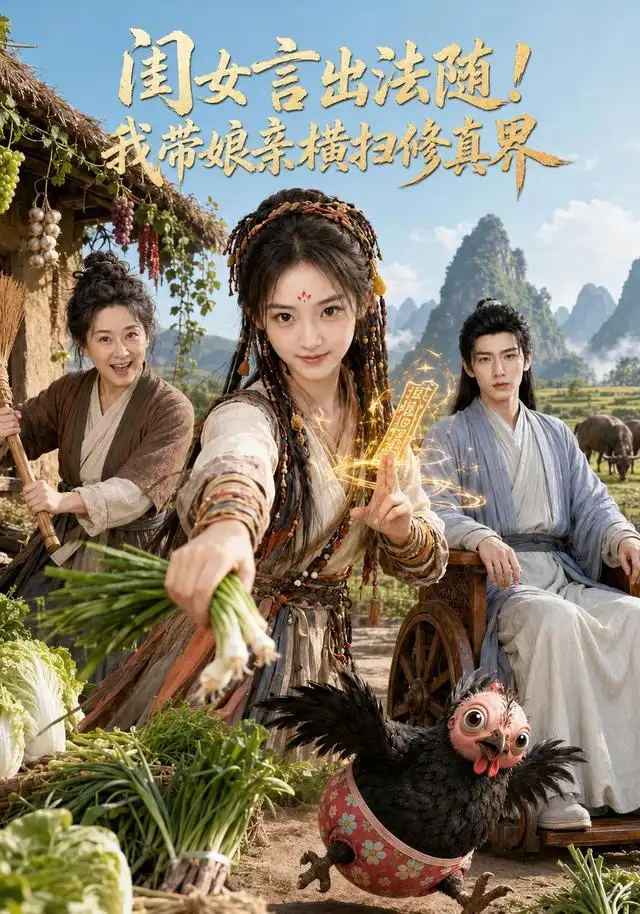 短剧《闺女言出法随我带娘亲横扫修真界 (81集)》海报
