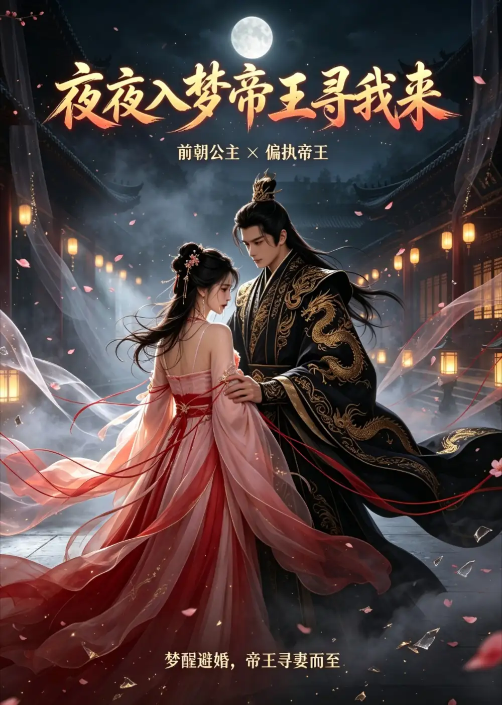 短剧《夜夜入梦帝王寻我来 (59集)》海报