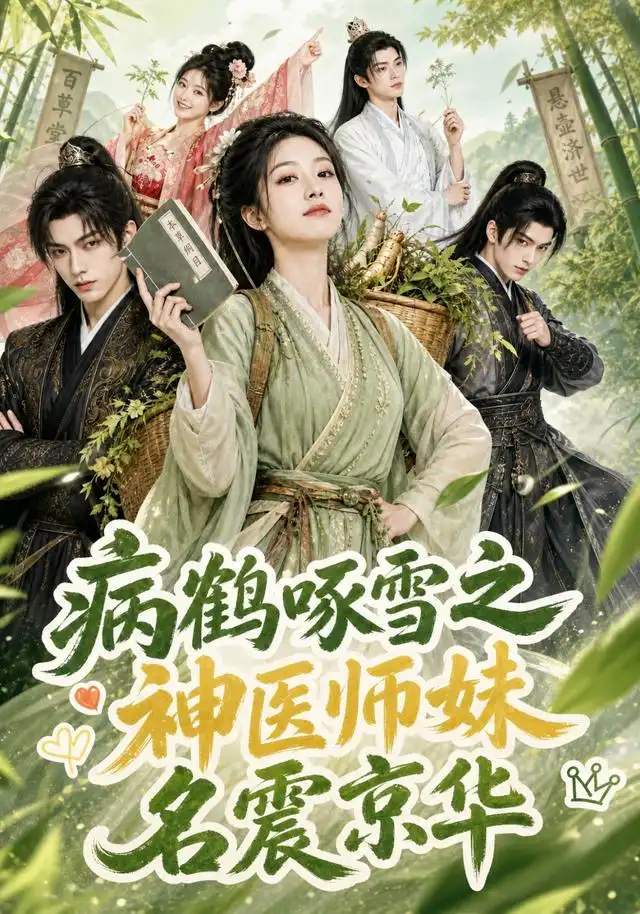 短剧《病鹤啄雪之神医师妹名震京华 (84集)》海报