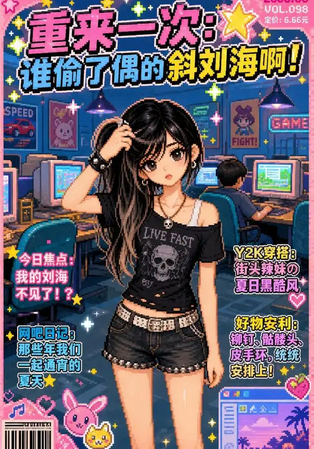 短剧《重来一次谁偷了偶的斜刘海啊 (42集)》海报