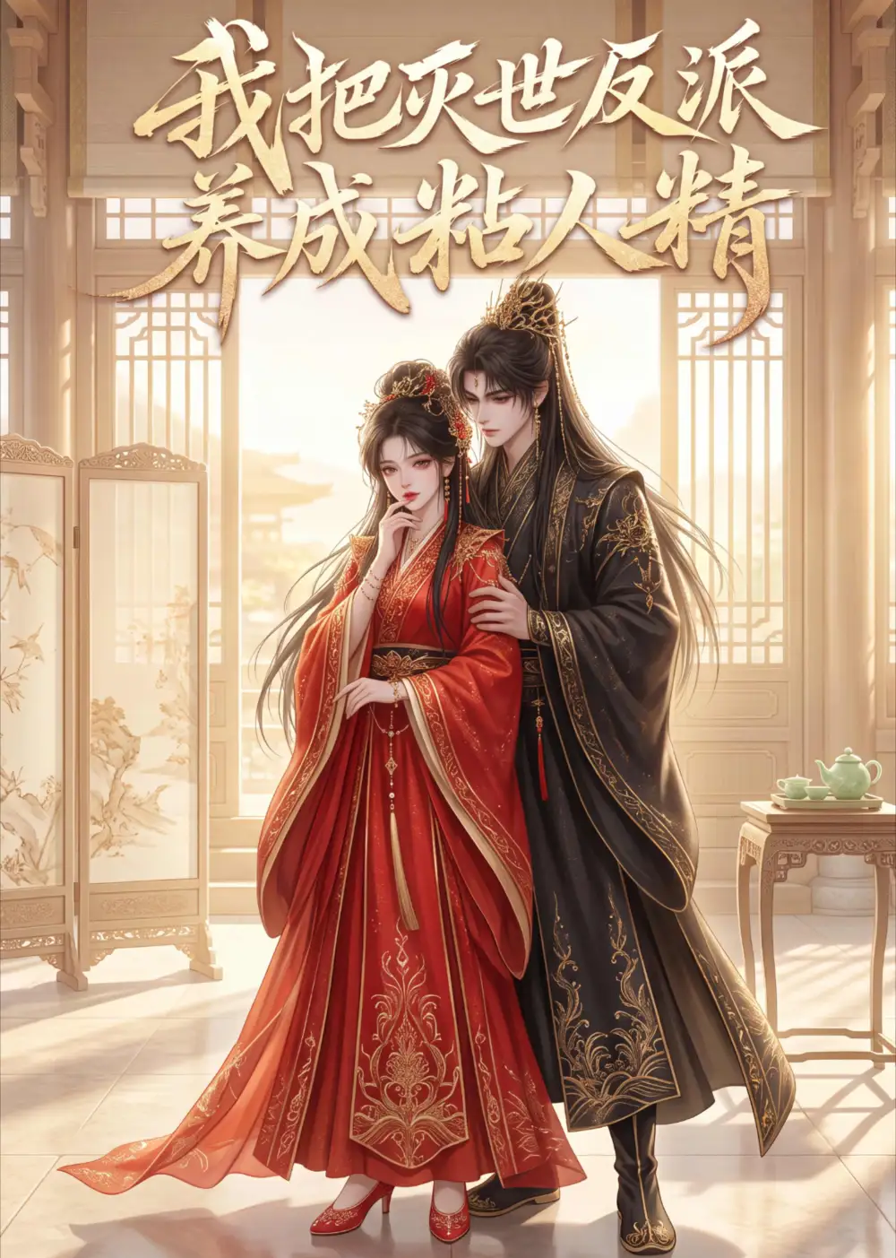 短剧《我把灭世反派养成粘人精 (39集)》海报