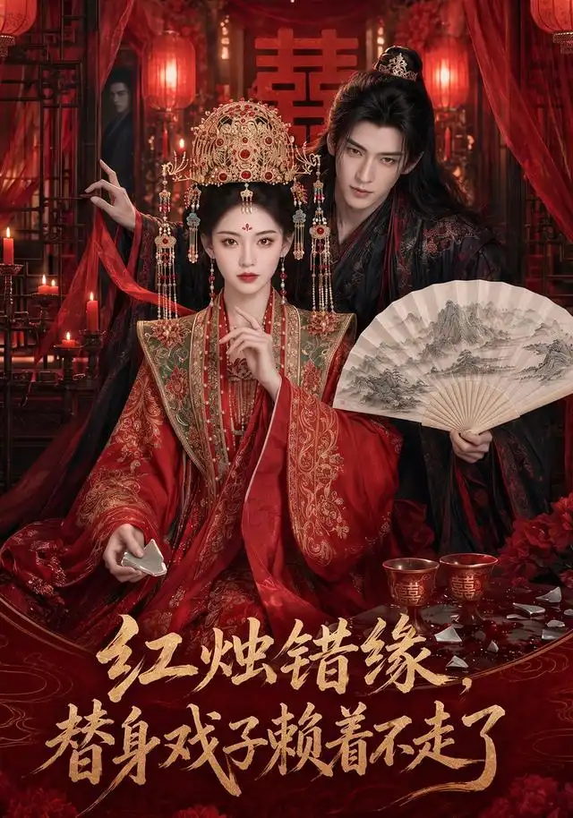 短剧《红烛错缘替身戏子赖着不走了 (60集)》海报