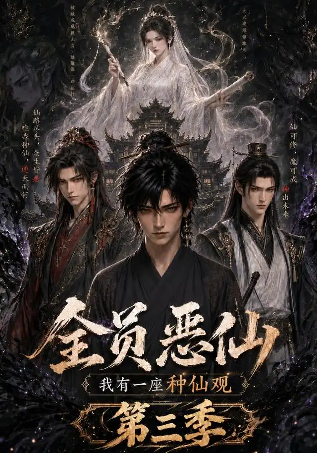 短剧《全员恶仙我有一座种仙观第三季 (96集)》海报