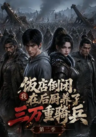 短剧《饭店倒闭我在后厨养了三万重骑兵第二季 (60集)》海报
