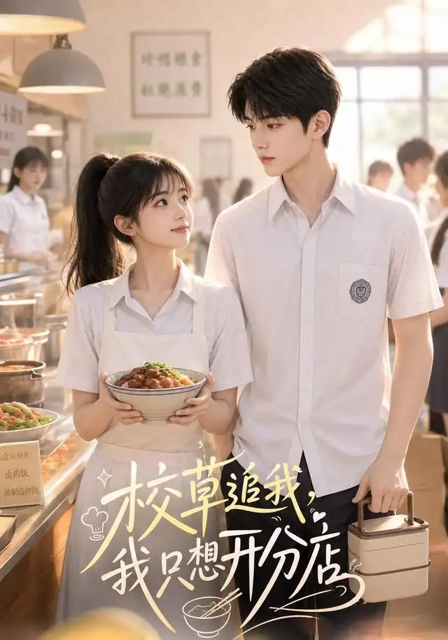 短剧《校草追我我只想开分店 (40集)》海报