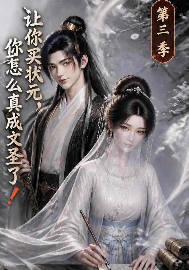 短剧《让你买状元你怎么真成文圣了第三季 (72集)》海报