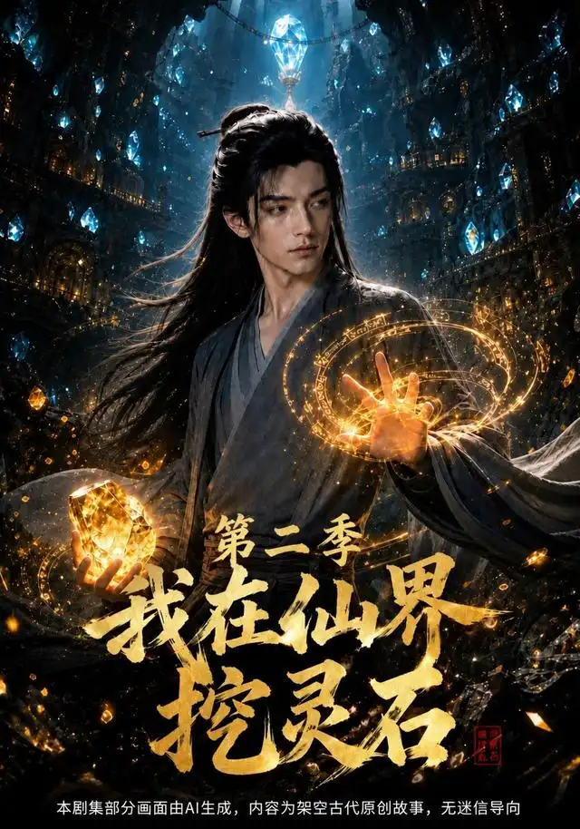 短剧《我在仙界挖灵石第二季 (92集)》海报