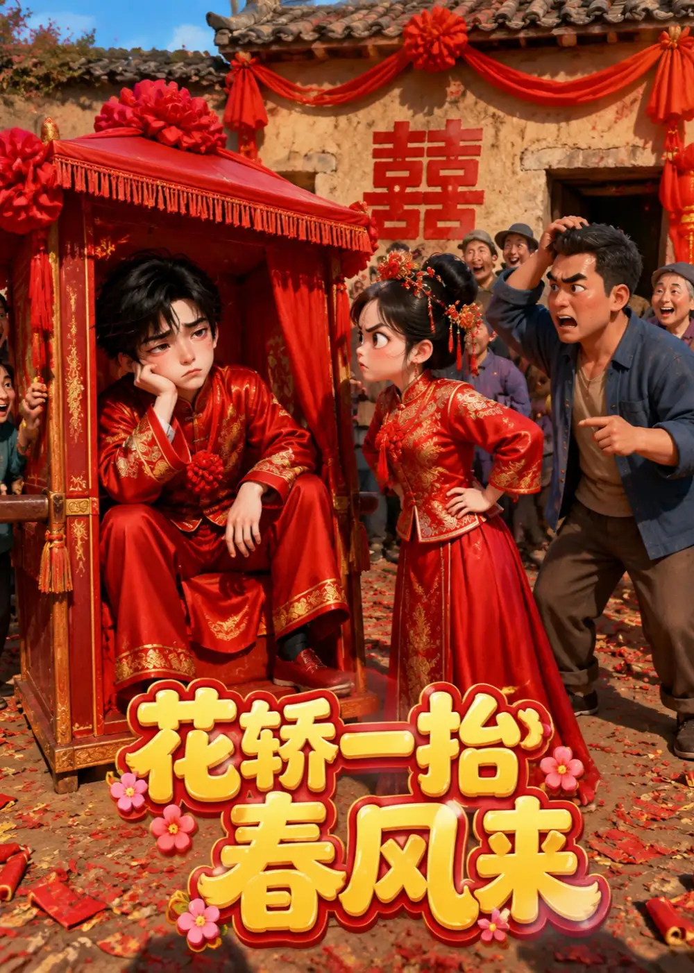 短剧《花轿一抬春风来 (50集)》海报