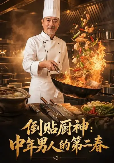 短剧《倒贴厨神中年男人的第二春 (48集)》海报