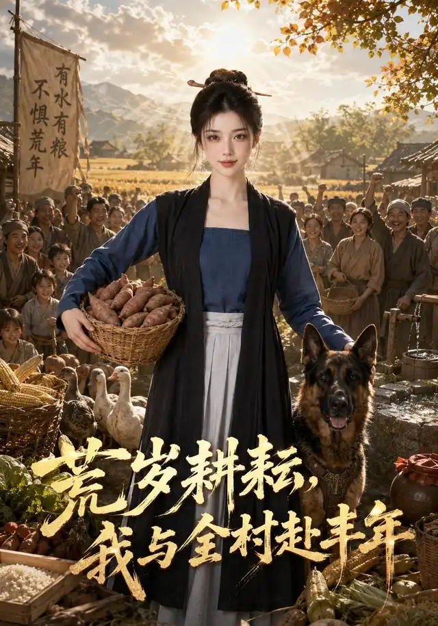 短剧《荒年耕耘我与全村赴丰年 (75集)》海报
