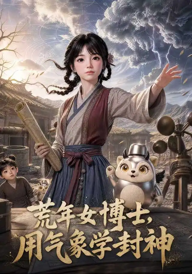 短剧《荒年女博士用气象学封神 (65集)》海报