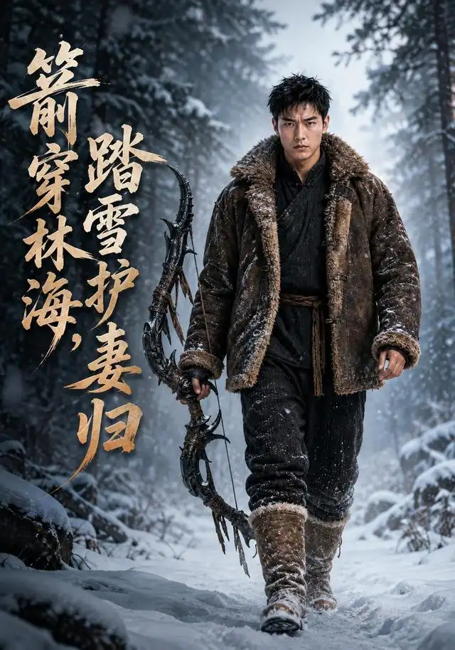 短剧《箭穿林海踏雪护妻归 (49集) AI短剧》海报