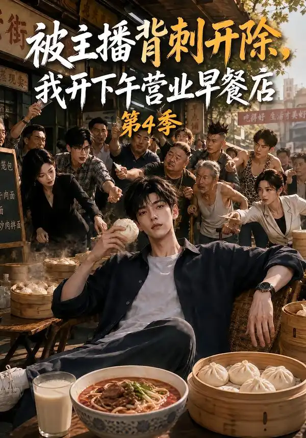 短剧《被主播背刺开除我开下午营业早餐店第4季 (111集)》海报