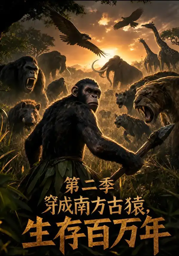 短剧《穿成南方古猿生存百万年第二季 (50集)》海报