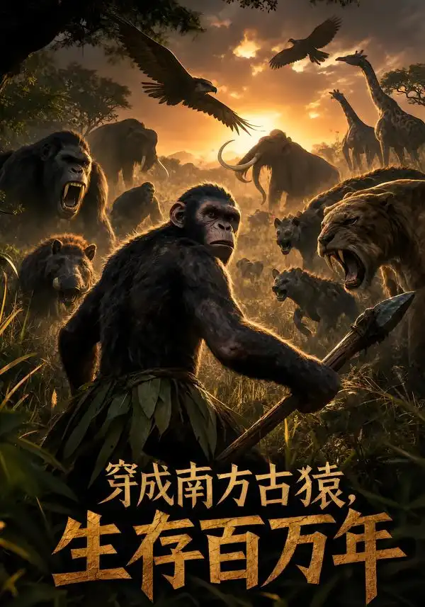 短剧《穿成南方古猿生存百万年 (50集)》海报