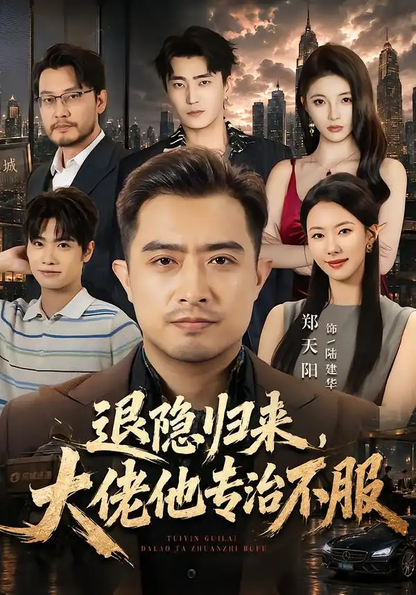 短剧《退隐归来大佬他专治不服 (65集) 郑天阳&苏嘉欣》海报
