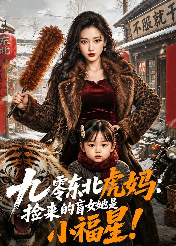 短剧《九零东北虎妈捡来的盲女她是小福星 (90集)》海报