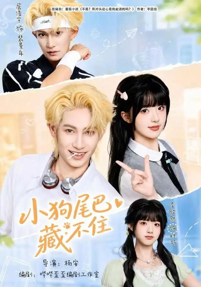 短剧《小狗尾巴藏不住 (40集) 李欣然&屈浩宇》海报