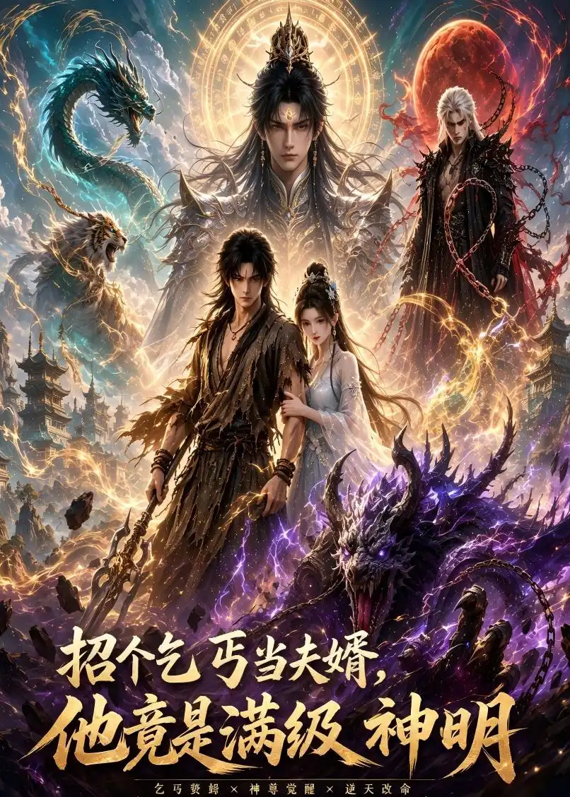 短剧《招个乞丐当夫婿他竟是满级神明 (53集)》海报