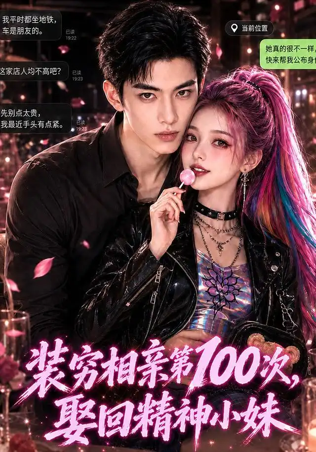 短剧《装穷相亲第100次娶回精神小妹 (80集)》海报