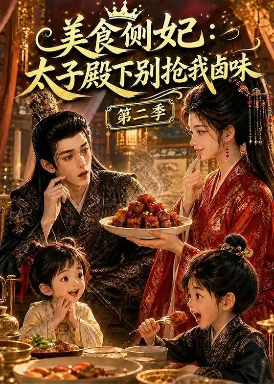 短剧《美食侧妃太子殿下别抢我卤味第二季 (118集)》海报