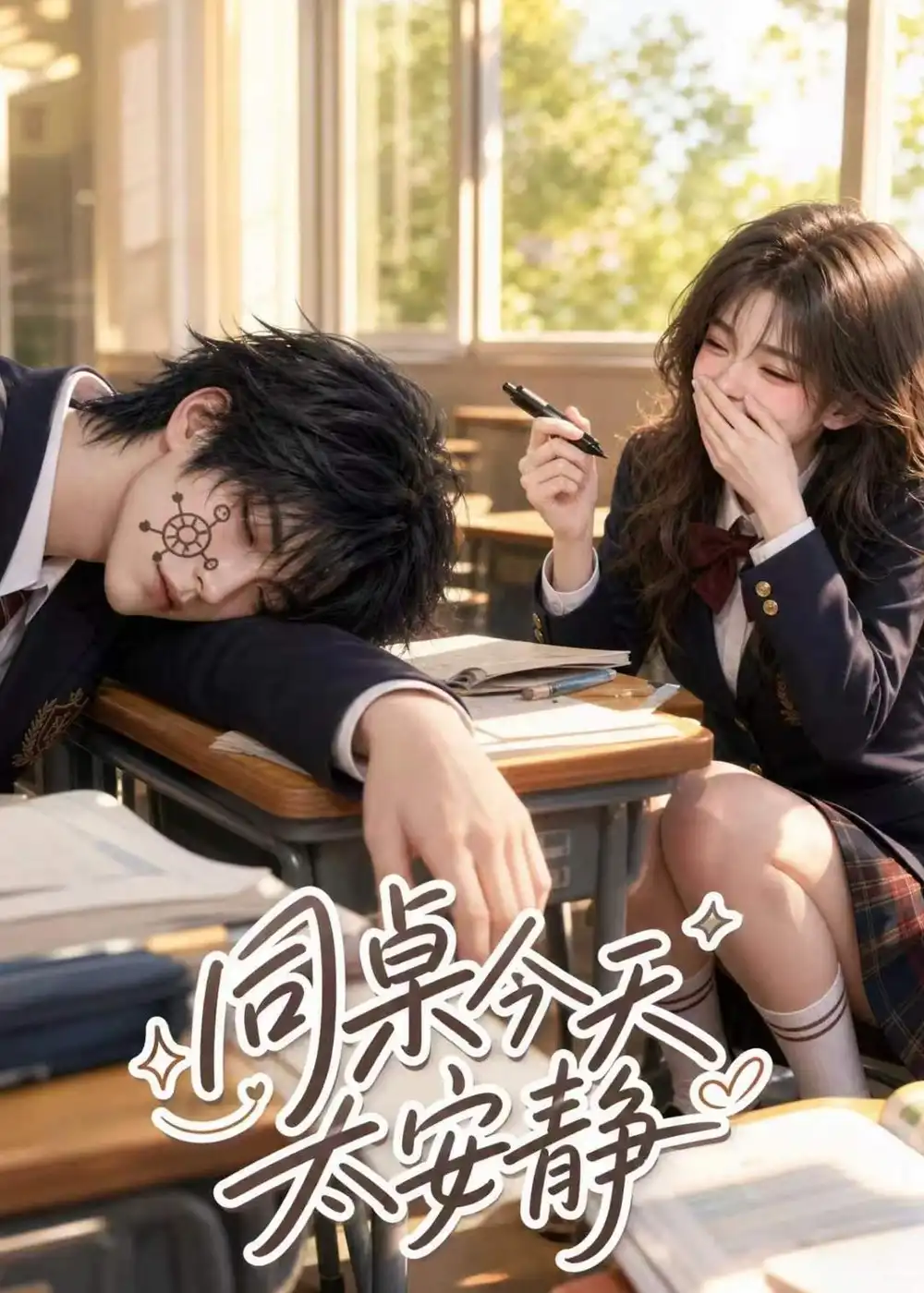 短剧《同桌今天太安静 (38集)》海报