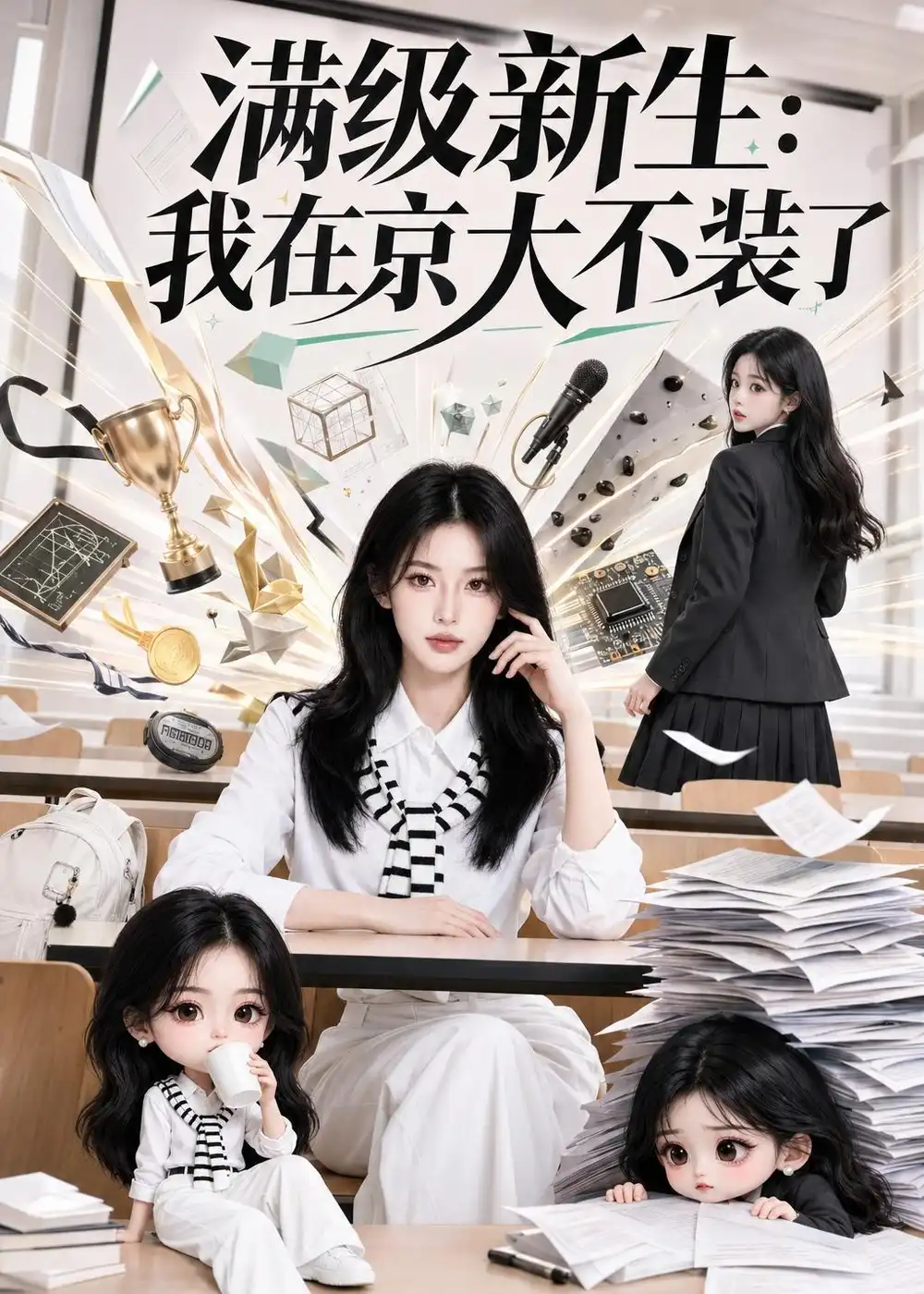 短剧《满级新生我在京大不装了 (45集)》海报