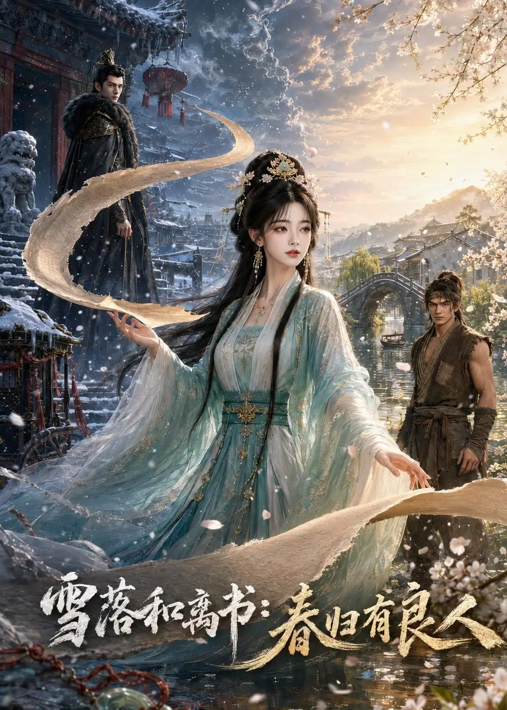 短剧《雪落和离书春归有良人 (55集)》海报