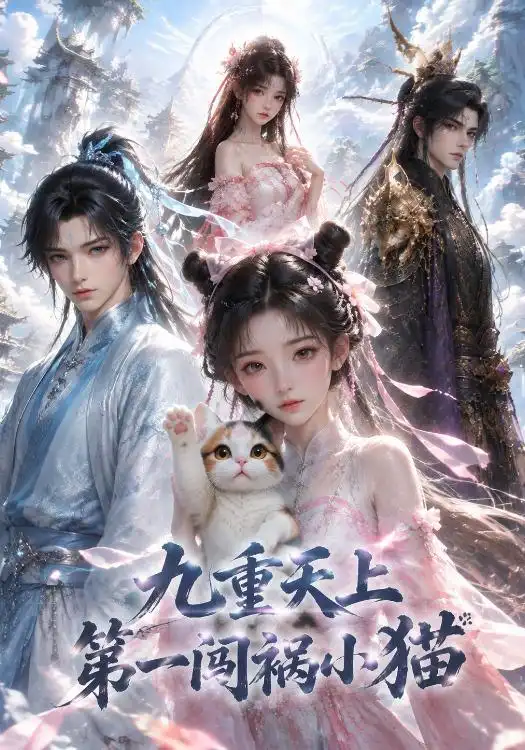 短剧《九重天上第一闯祸小猫 (55集) AI短剧》海报