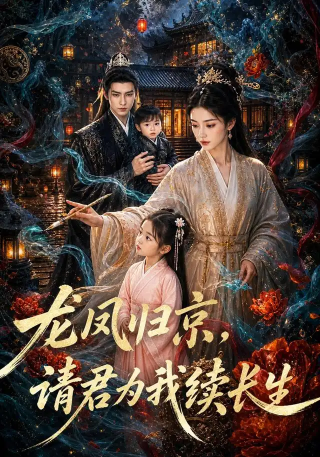 短剧《龙凤归京请君为我续长生 (180集) AI短剧》海报