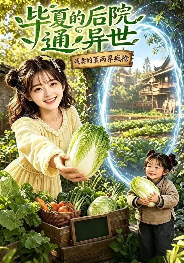 短剧《毕夏的后院通异世我卖的菜两界疯抢 (100集) AI短剧》海报