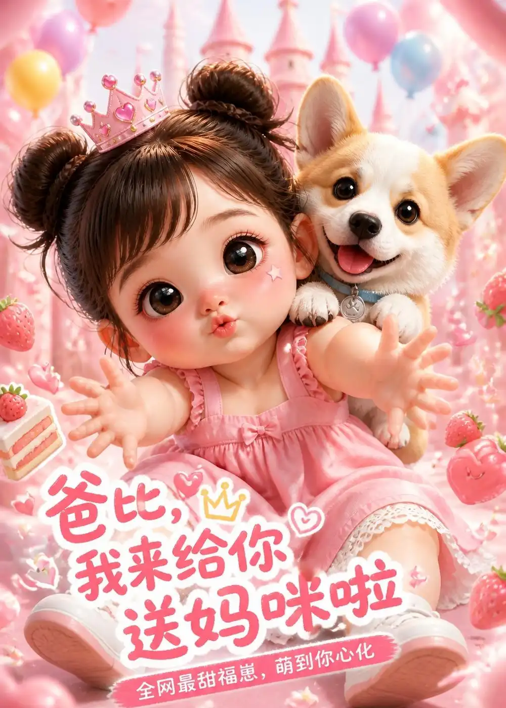 短剧《爸比我来给你送妈咪啦 (89集)》海报