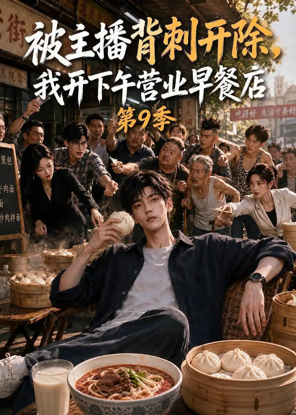短剧《被主播背刺开除我开下午营业早餐店第9季 (114集)》海报