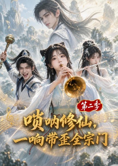 短剧《唢呐修仙，一响带歪全宗门第二季（113集）AI短剧 (2026)》海报