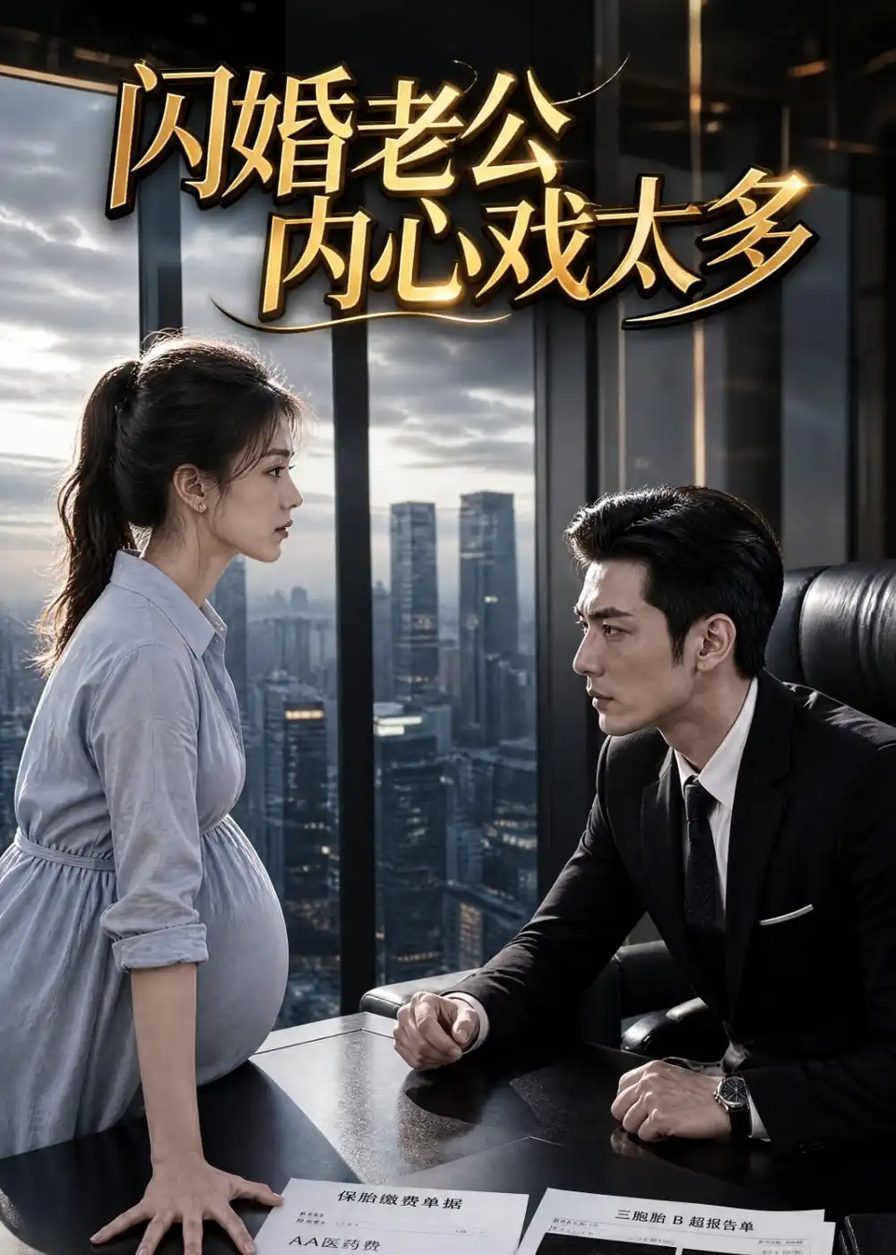 短剧《闪婚老公内心戏太多(41集)AI短剧 (2026)》海报
