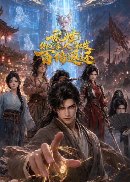 短剧《乱世：绑定家人触发百倍返还（100集）AI短剧 (2026)》海报