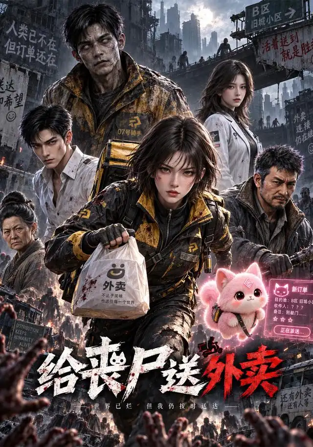短剧《给丧尸送外卖（40集）AI短剧 (2026)》海报