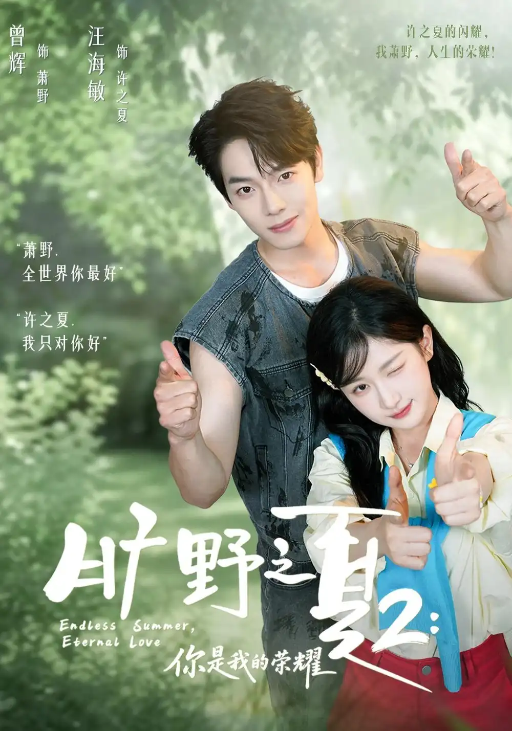 短剧《旷野之下2：你是我的荣耀（100集）曾辉＆汪海敏 (2026)》海报
