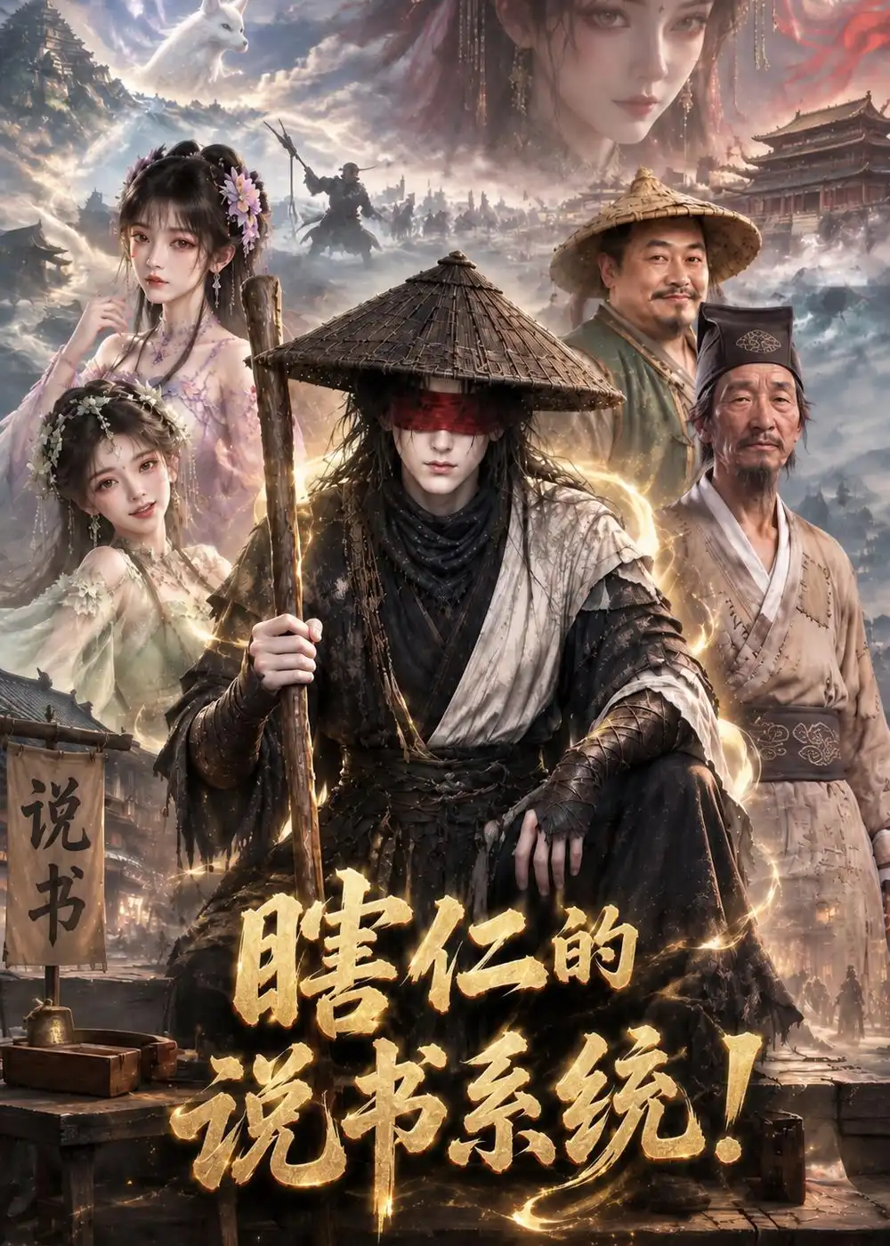 短剧《瞎仁的说书系统!(101集)AI短剧 (2026)》海报