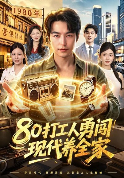 短剧《80打工人勇闯现代养全家（102集）吴昊＆李若希 (2026)》海报
