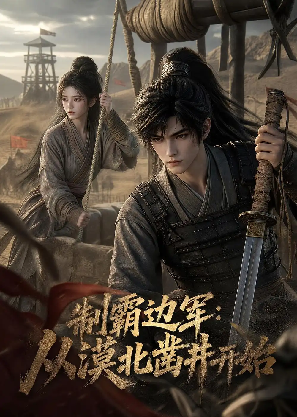 短剧《制霸边军：从漠北凿井开始（81集）AI短剧 (2026)》海报