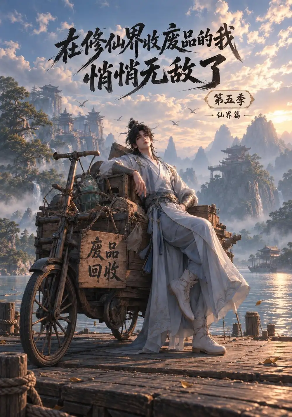 短剧《在修仙界收废品的我悄悄无敌了第五季仙界篇（217集）AI短剧 (2026)》海报
