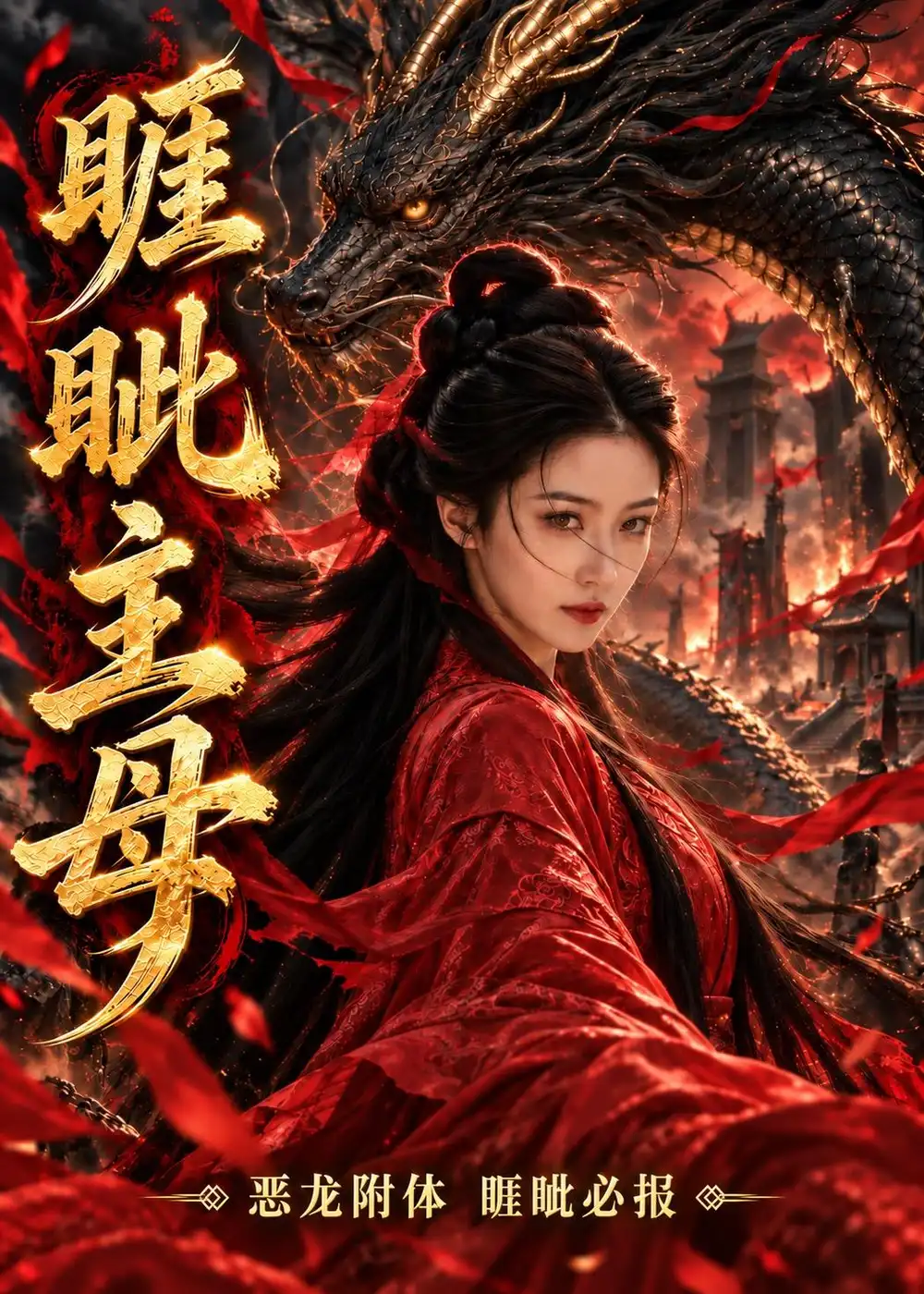 短剧《睚眦主母(74集) AI短剧 (2026)》海报